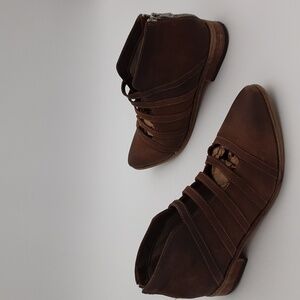 Free People Brown Ankle Boots